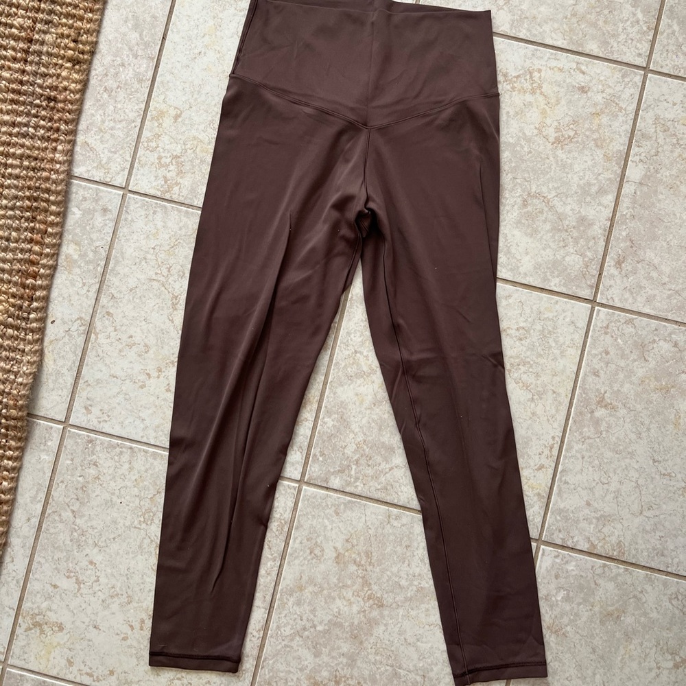 arie offline brown leggings